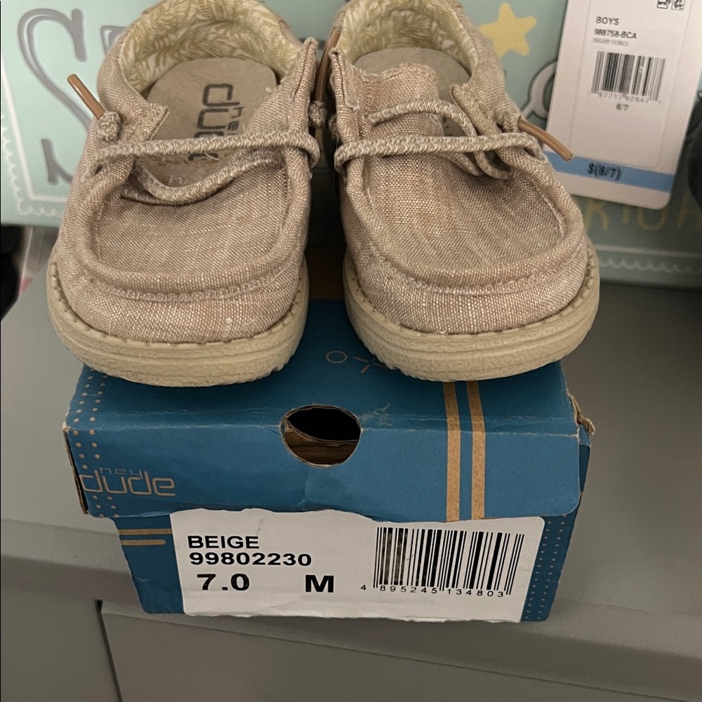 Hey Dude Kids Moccasins in Light Brown